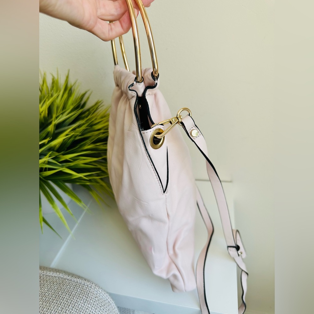 Zara | Ring handle pink shoulder bag - Picture 11 of 12